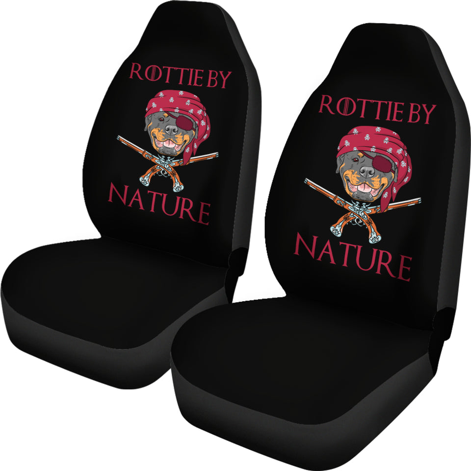 Rottie By Nature Car Seat Cover
