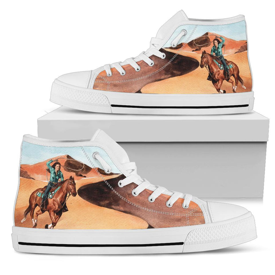 Cowgirl High Top Sneakers