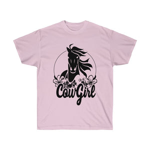 Cowgirl T-Shirt - Concert Tee Shirt - Country T Shirt- Gift Tshirt Birthday - Horse Lover Shirt
