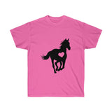 Horse Heart Lover T-Shirt - Concert Tee Shirt - T Shirt- Gift - Birthday - Cowgirl - Mom Gift - Rodeo Tshirt