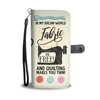 Quilting - RFID Wallet Phone Case