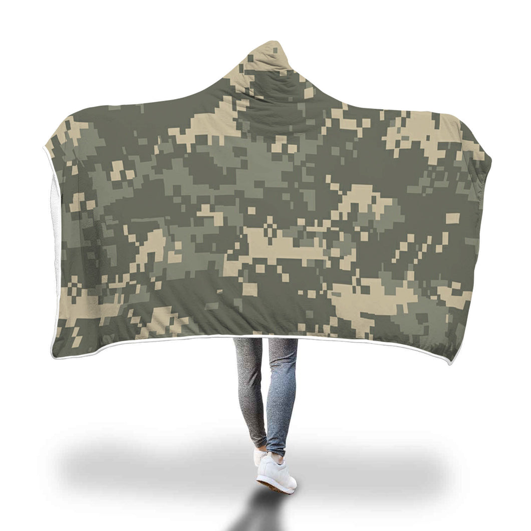 Camo Kid/Adult Hooded Blanket