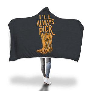Cowgirl Kid/Adult Hooded Blanket