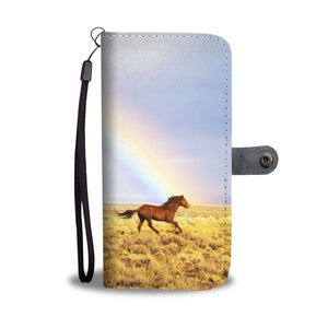 Rainbow Horse - RFID Wallet Phone Case