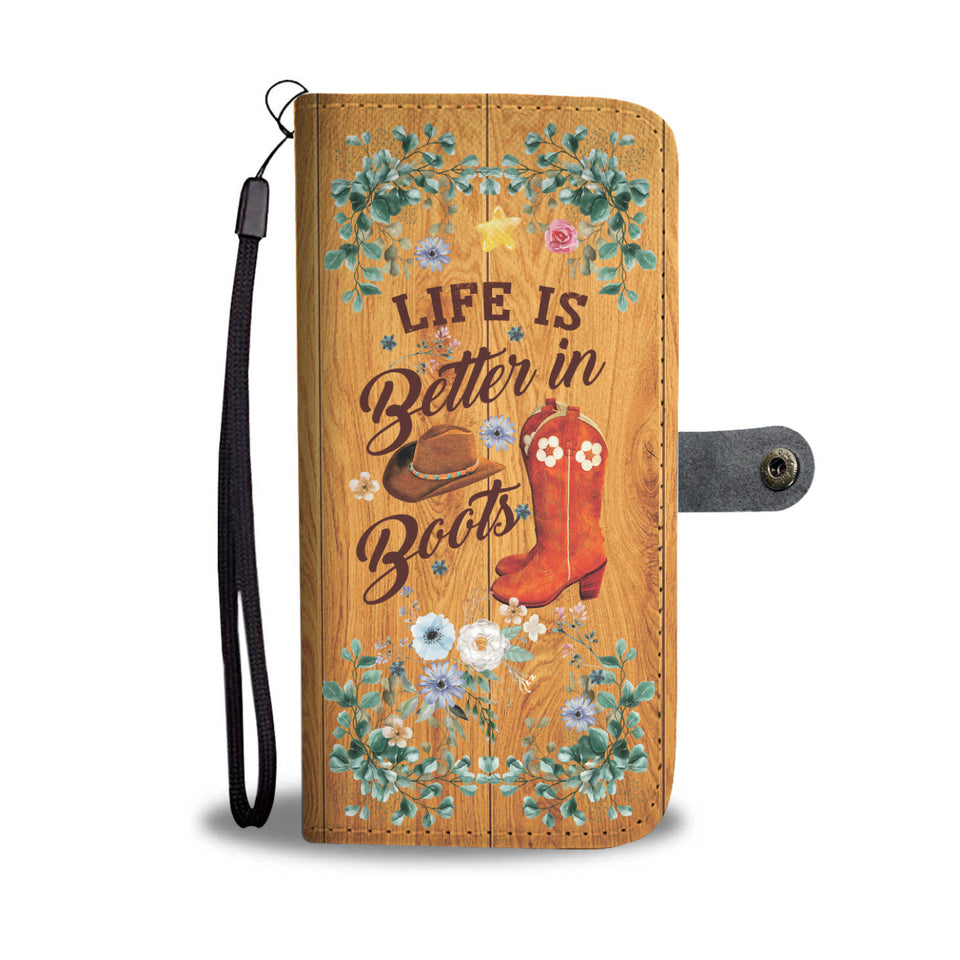Life Is Better - RFID Wallet Phone Case