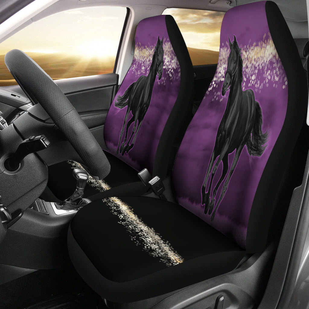 Horse Pink Night Car Seat Covers