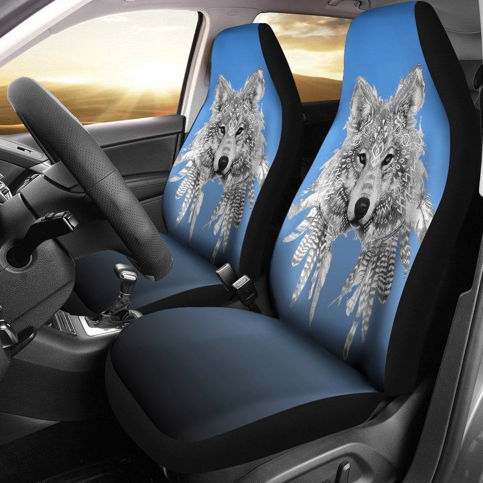 Spirit Animal Wolf Car Seat Covers