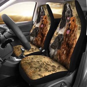 English Cocker Spaniel Car Seat Covers (Set of 2)