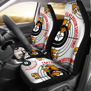 Clay Pigeon Shooting Car Seat Covers