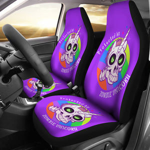 Zombie Unicorn Car Seat Covers