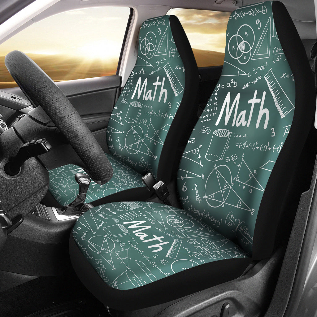 Proud Math Teacher Car Seat Covers