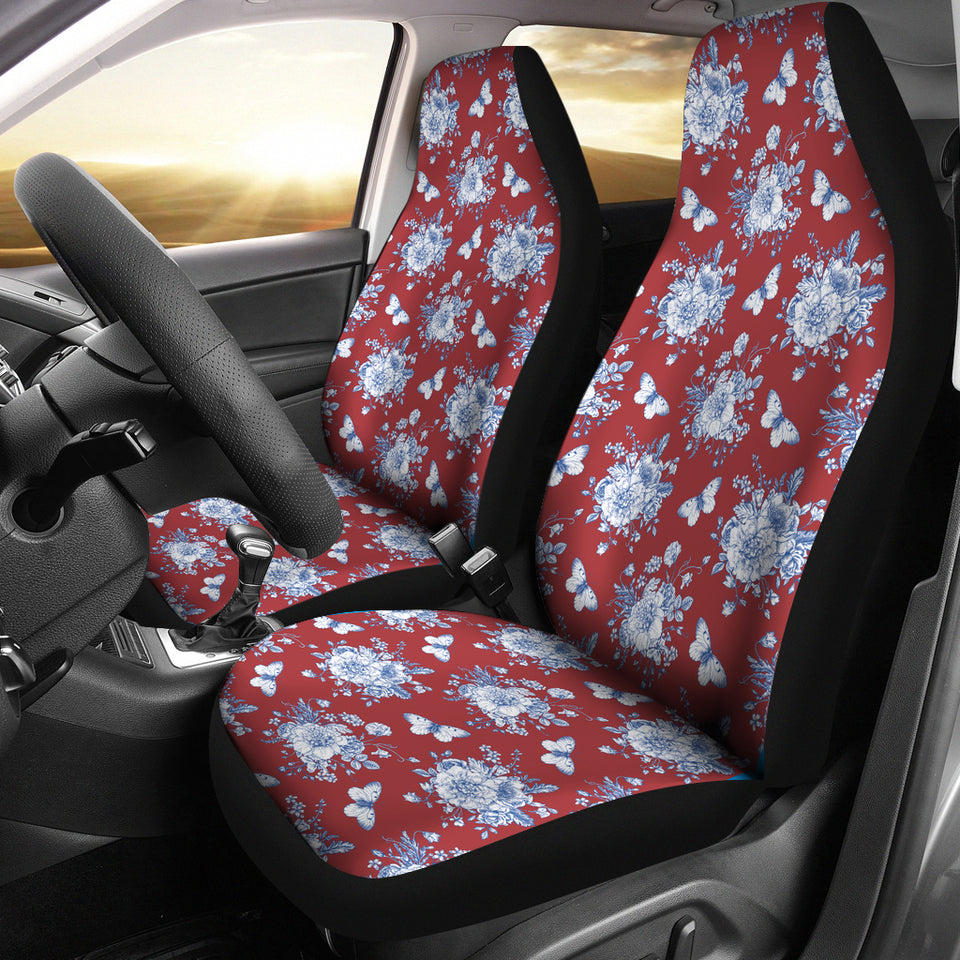 Victorian Red Car Seat Cover