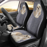 cocker spaniel Car Seat Cover