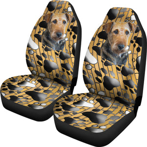 airedale terrier Car Seat Cover