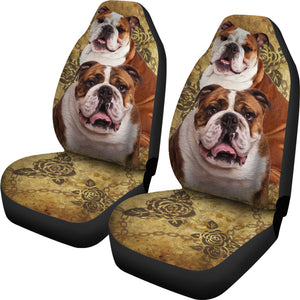 Bulldog Car Seat Covers (Set of 2)
