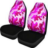 Pink Camouflage Custom Car Seat Covers