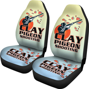 Clay Pigeon Car Seat Covers