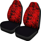 Digital Camouflage Red Car Seat Covers