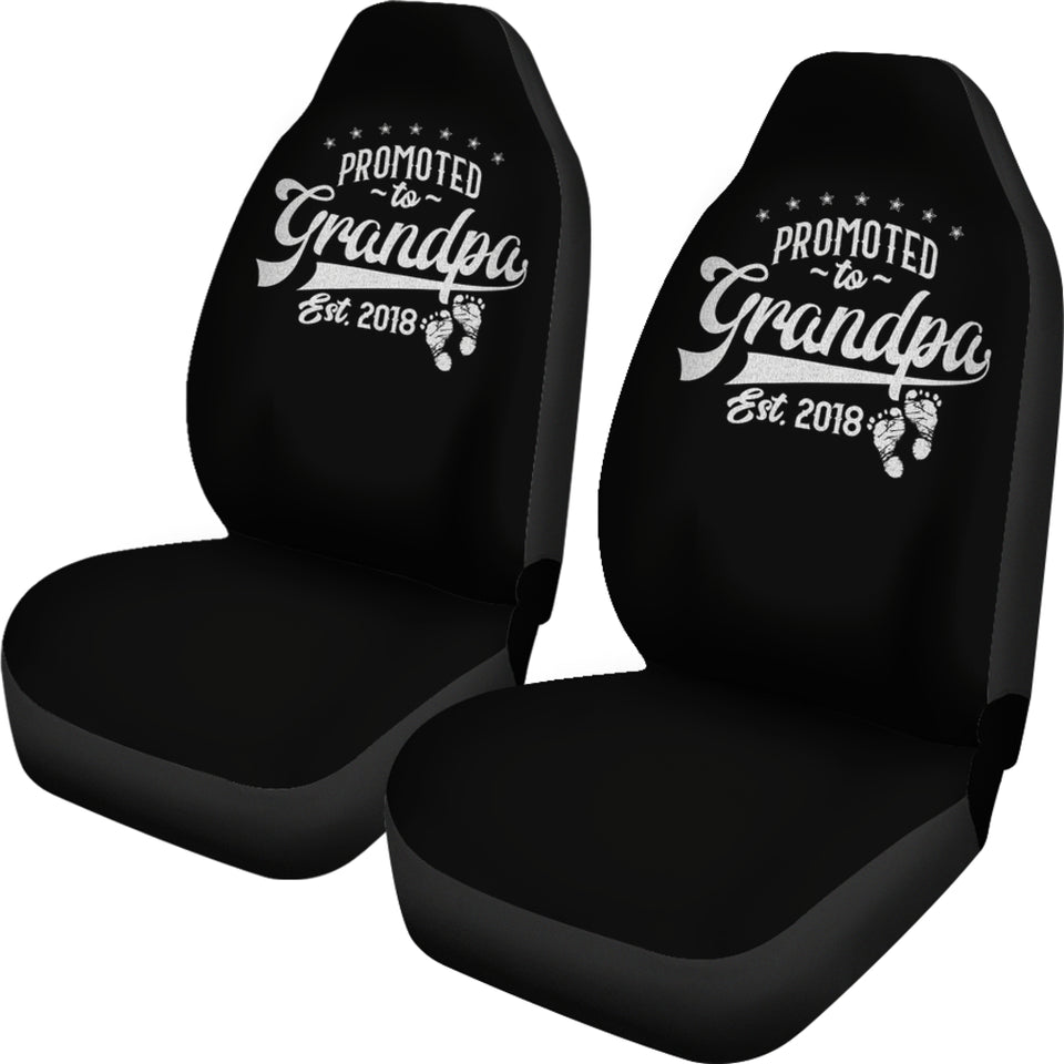 Promoted To Grandpa | Car Seat Covers