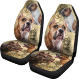 Staffordshire Bull Terrier Car Seat Covers (Set of 2)