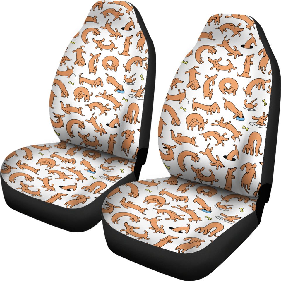 Dachshund V1 Car Seat Covers (Set of 2)