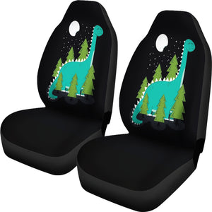 Green Dinosaur Car Seat Covers