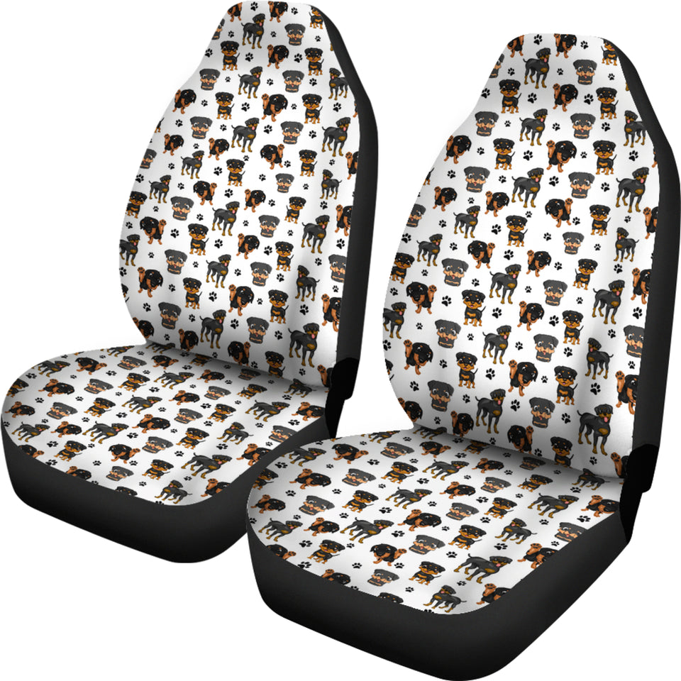 Rottweiler Car Seat Covers (Set of 2)