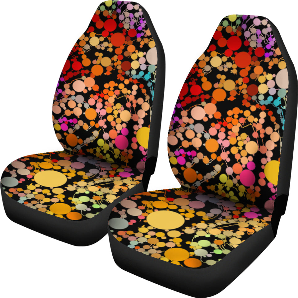 Multicolor Car Seat Covers