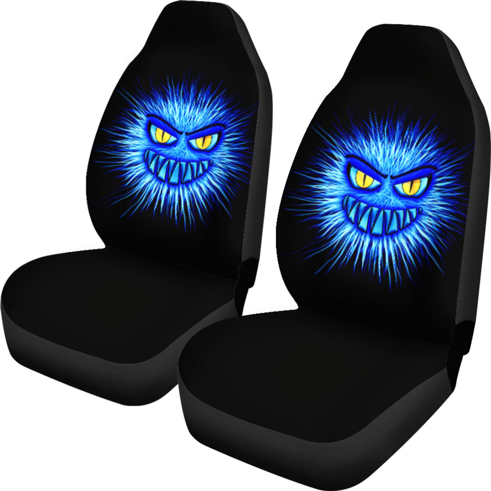 Monster Blue Car Seat Covers