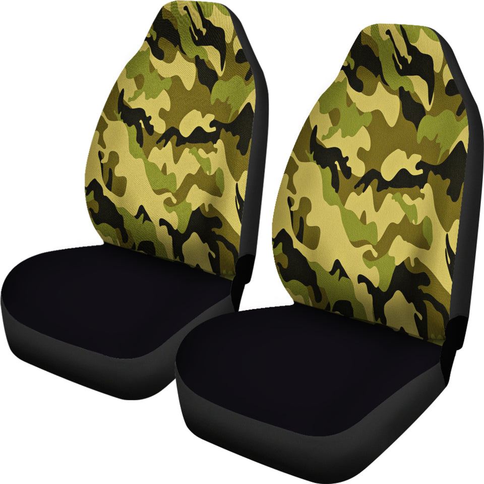 Green Camouflage Car Seat Covers