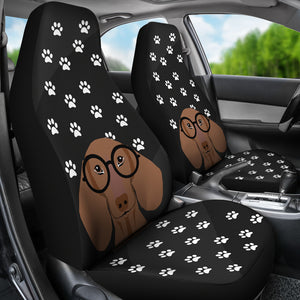 Black Wiener Car Seat Covers