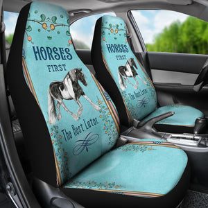 Horses First Car Seat Cover
