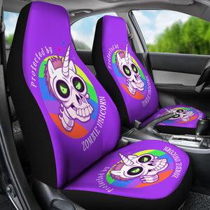 Zombie Unicorn Car Seat Covers
