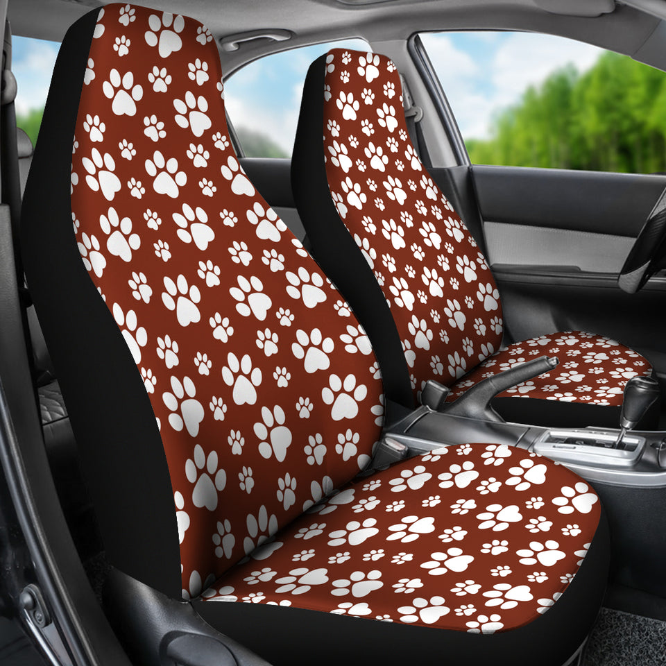 Paw Prints Front Seat Covers