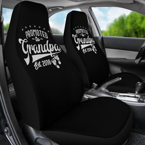 Promoted To Grandpa | Car Seat Covers