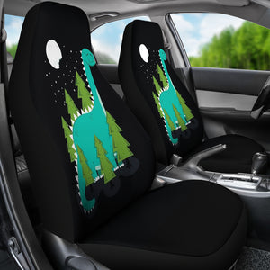 Green Dinosaur Car Seat Covers