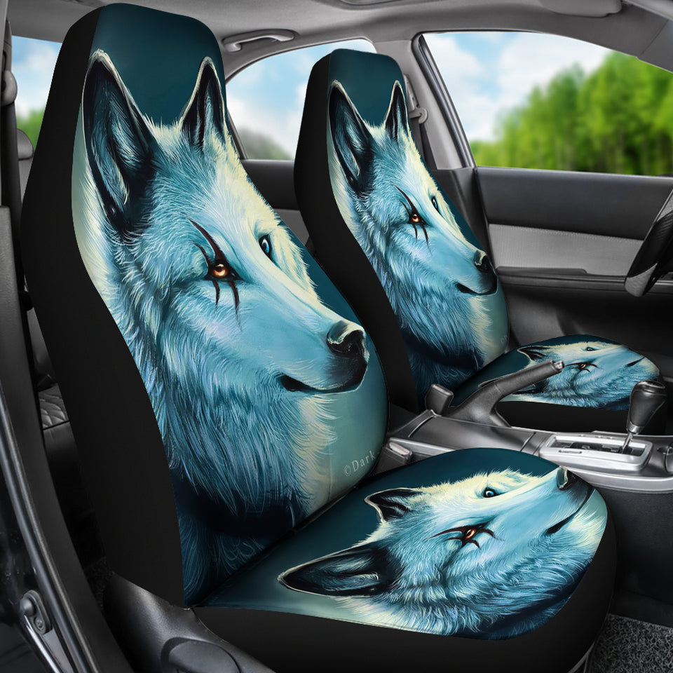 WOLF SPIRIT CAR SEAT COVERS
