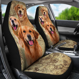 Golden Retriever Car Seat Covers (Set of 2)