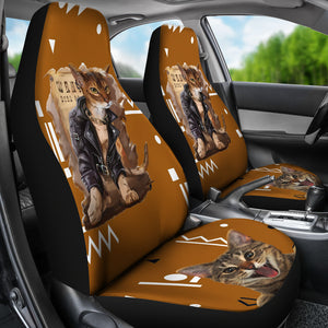 Rock Cat Car Seat Cover