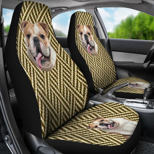 Australian bulldog Car Seat Cover