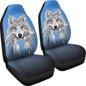 Spirit Animal Wolf Car Seat Covers
