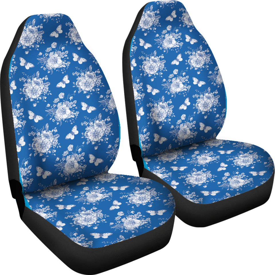 VIctorian Blue Car Seat Covers