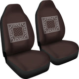 Coffee Brown Car Seat Covers - Minimal