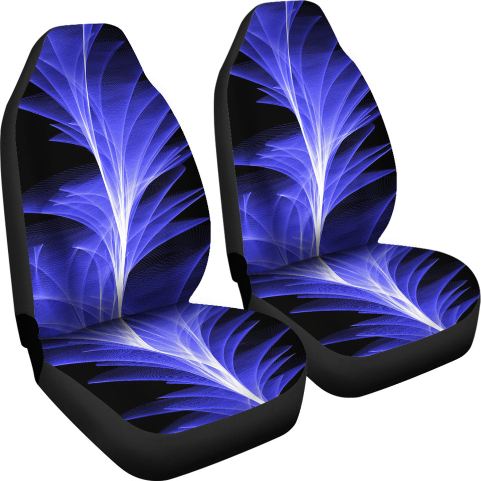 Blue Feather Car Seat Covers