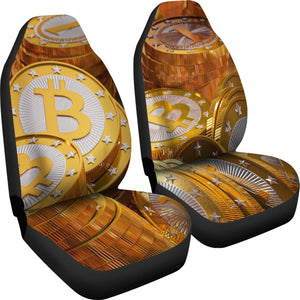 Bitcoin Car Seat Covers