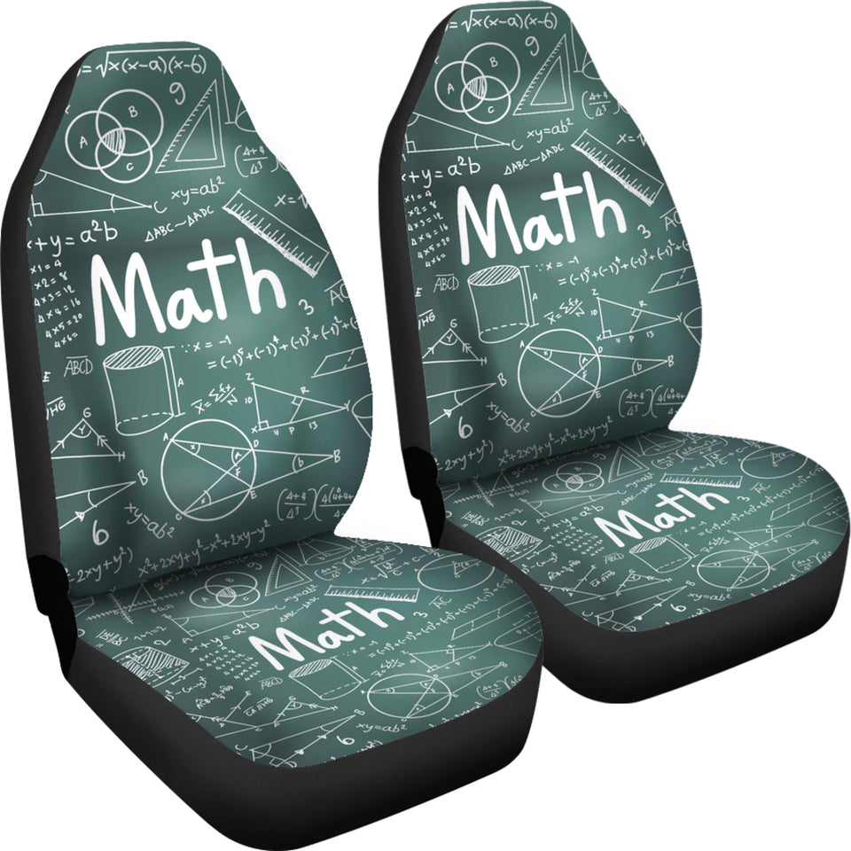 Proud Math Teacher Car Seat Covers