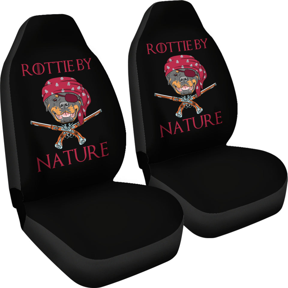 Rottie By Nature Car Seat Cover