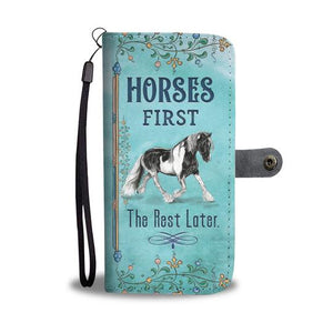 3-in-1 Horse Lover - RFID Wallet Phone Case Bundle